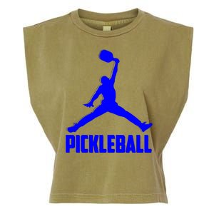 Blue Pickleball Sports Logo Garment-Dyed Women's Muscle Tee