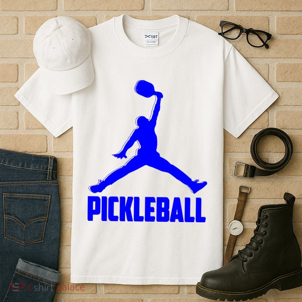 Blue Pickleball Sports Logo Tall T-Shirt