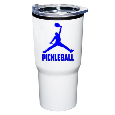 Blue Pickleball Sports Logo Tumbler