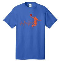 Basketball Player Streetball Sport Game Heartbeat Player Great Gift Tall T-Shirt