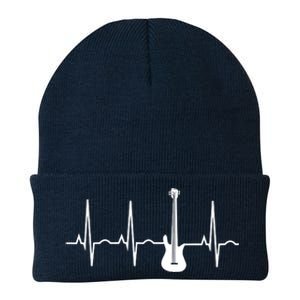 Bass Player Shirts Bass Guitar Player Heartbeat Knit Cap Winter Beanie