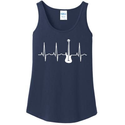 Bass Player Shirts Bass Guitar Player Heartbeat Ladies Essential Tank