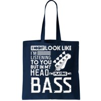 Bass Player Shirts Men Gift For Bass Guitar Player Bassist Tote Bag