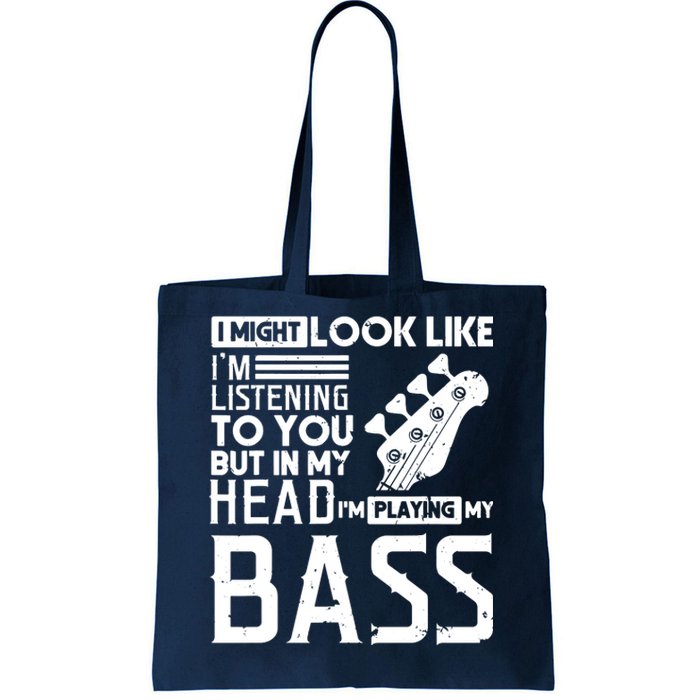 Bass Player Shirts Men Gift For Bass Guitar Player Bassist Tote Bag