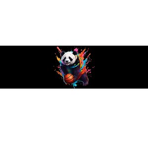 Basketball Panda Slam Dunk Bumper Sticker