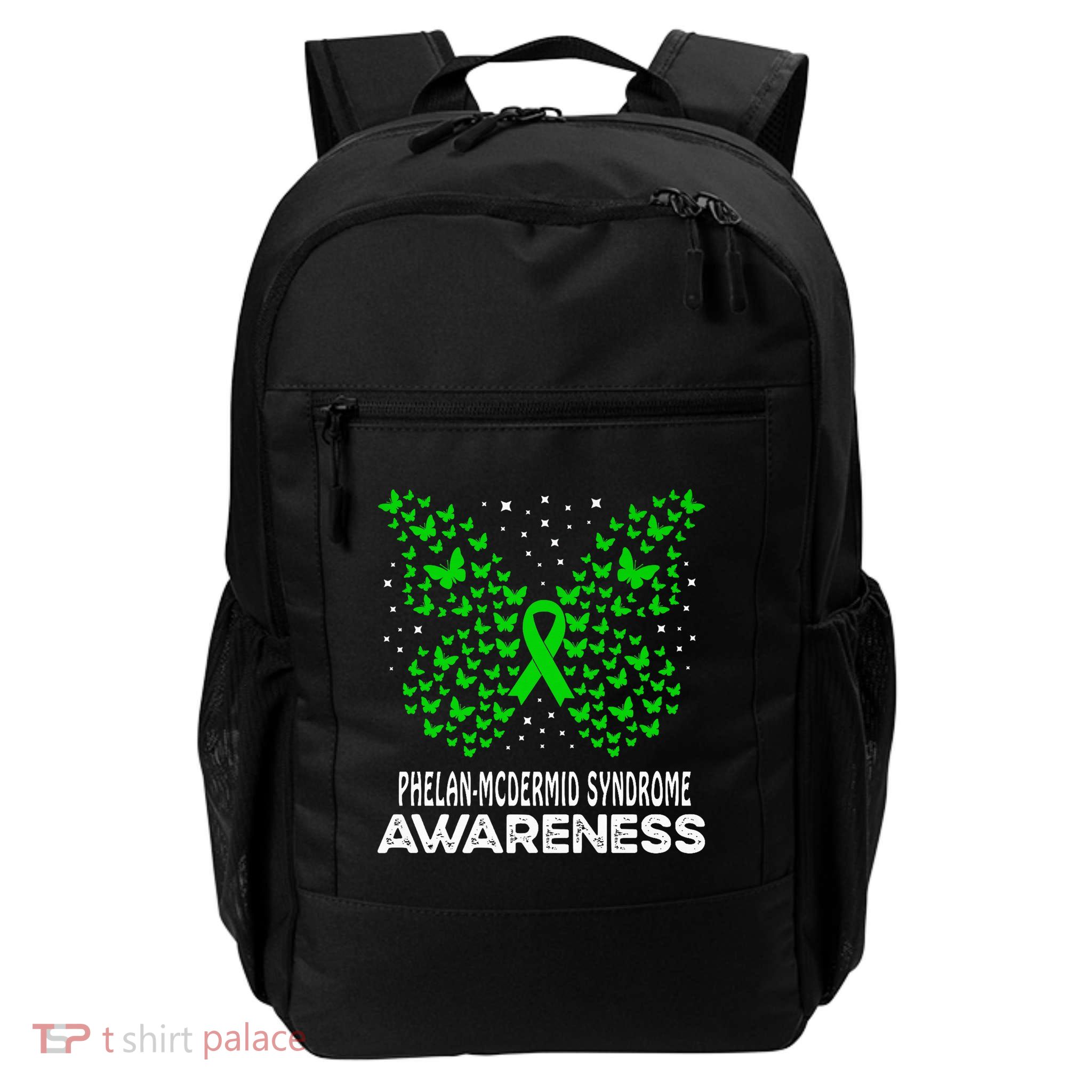 Butterfly Phelan-Mcdermid Syndrome Awareness Daily Commute Backpack