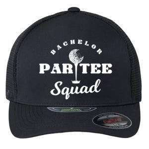 Bachelor Par-Tee Squad | Funny Golf Bachelor Party Pun Gift Flexfit Unipanel Trucker Cap