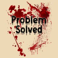Bloody Problem Solved Halloween Scary Horror Print Effect Drawstring Bag