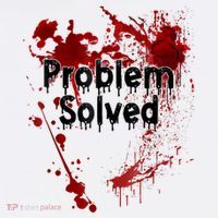 Bloody Problem Solved Halloween Scary Horror Print Effect High Crown Mesh Back Trucker Hat