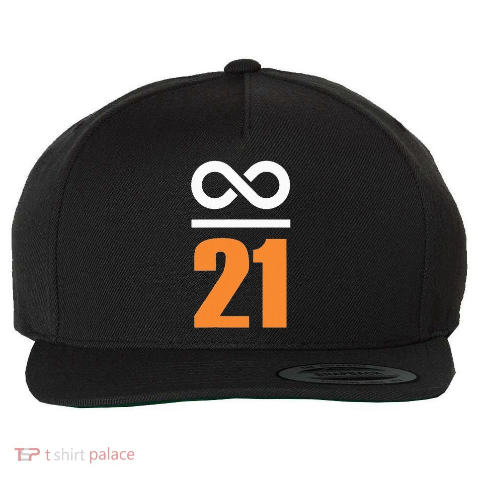 Bitcoin Pocket Sayings Infinity Symbol 21 Million Wool Snapback Cap