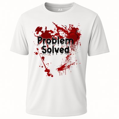 Bloody Problem Solved Halloween Cooling Performance Crew T-Shirt