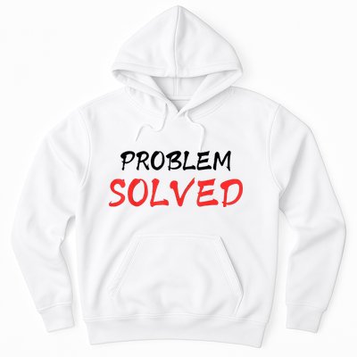 Bloody Problem Solved Halloween Scary Horror Print Effect Hoodie
