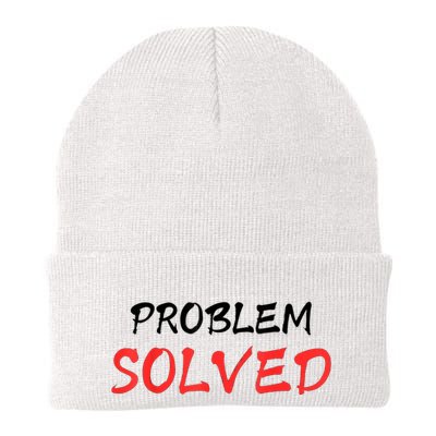 Bloody Problem Solved Halloween Scary Horror Print Effect Knit Cap Winter Beanie