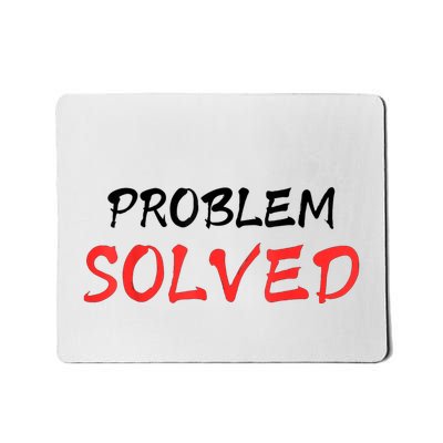 Bloody Problem Solved Halloween Scary Horror Print Effect Mousepad