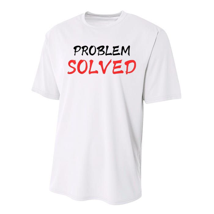 Bloody Problem Solved Halloween Scary Horror Print Effect Performance Sprint T-Shirt