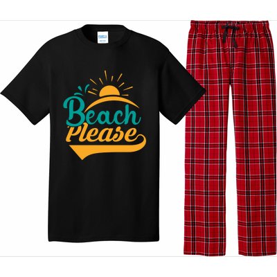 Beach Please Summer Sun Gift Pajama Set