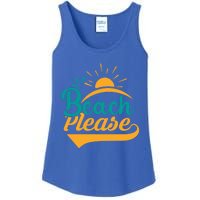 Beach Please Summer Sun Gift Ladies Essential Tank