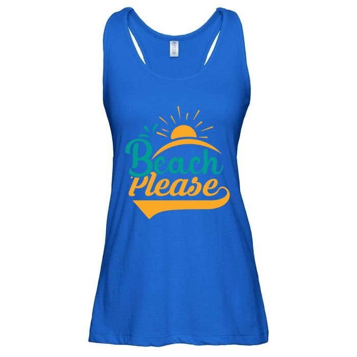 Beach Please Summer Sun Gift Ladies Essential Flowy Tank