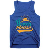 Beach Please Summer Sun Gift Tank Top