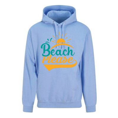 Beach Please Summer Sun Gift Unisex Surf Hoodie