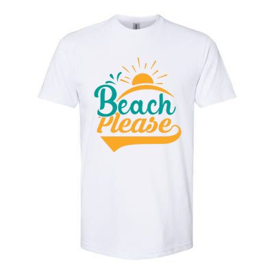 Beach Please Summer Sun Gift Softstyle CVC T-Shirt