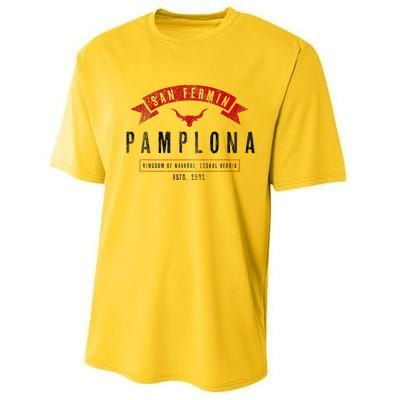 Basque Pamplona San Fermin Performance Sprint T-Shirt