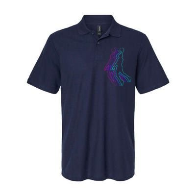 Basketball Player Slam Dunk Softstyle Adult Sport Polo