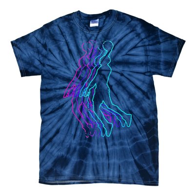 Basketball Player Slam Dunk Tie-Dye T-Shirt