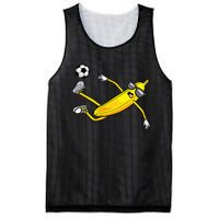 Banana Playing Soccer Fruit Soccer Player Mesh Reversible Basketball Jersey Tank