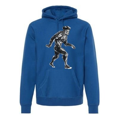 Bigfoot Pirate Sasquatch Big Foot Spooky For Halloween Premium Hoodie