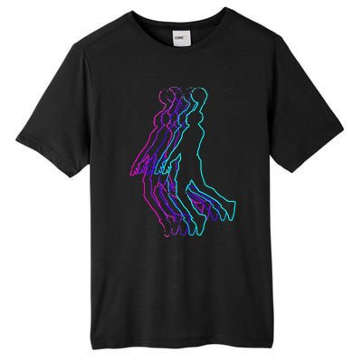 Basketball Player Slam Dunk Tall Fusion ChromaSoft Performance T-Shirt