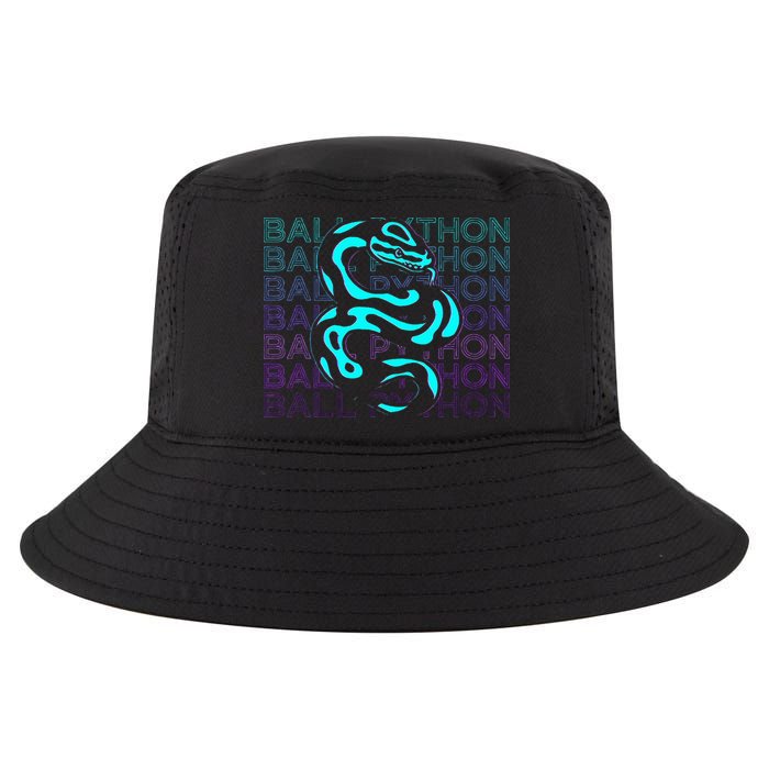 Ball Python Snake Retro Ball Python Cool Comfort Performance Bucket Hat
