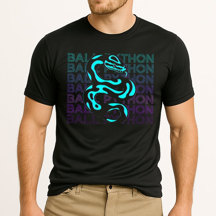 Ball Python Snake Retro Ball Python Performance Shirt