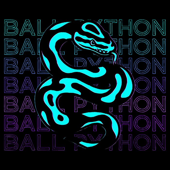 Ball Python Snake Retro Ball Python Hoodie