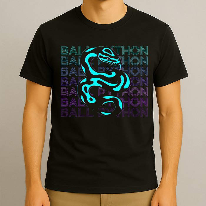 Ball Python Snake Retro Ball Python T-Shirt