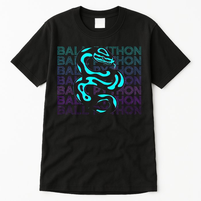 Ball Python Snake Retro Ball Python Tall T-Shirt