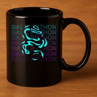 Ball Python Snake Retro Ball Python 11oz C Handle Ceramic Mug