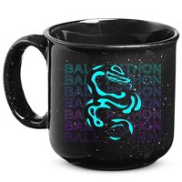 Ball Python Snake Retro Ball Python 15oz Campfire Ceramic Mug