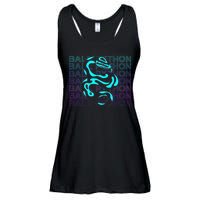 Ball Python Snake Retro Ball Python Ladies Essential Flowy Tank