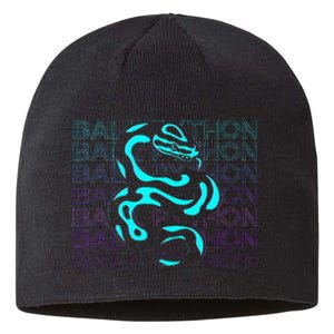 Ball Python Snake Retro Ball Python Sustainable Beanie