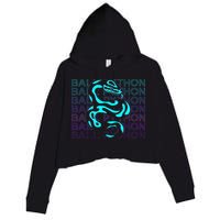 Ball Python Snake Retro Ball Python Crop Fleece Hoodie