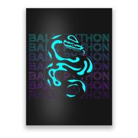 Ball Python Snake Retro Ball Python Poster