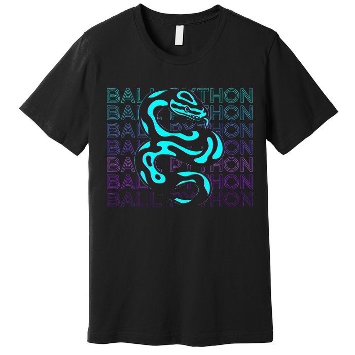 Ball Python Snake Retro Ball Python Premium T-Shirt