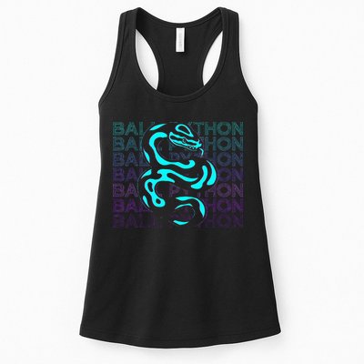 Ball Python Snake Retro Ball Python Womens Tank Top