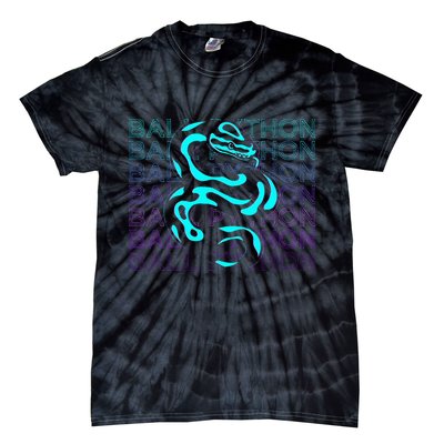 Ball Python Snake Retro Ball Python Tie-Dye T-Shirt