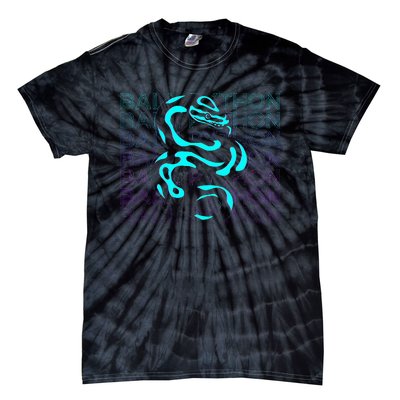 Ball Python Snake Retro Ball Python Tie-Dye T-Shirt