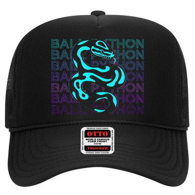Ball Python Snake Retro Ball Python Trucker Hat