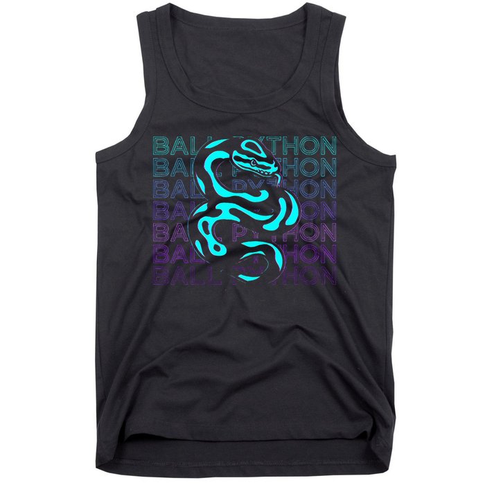 Ball Python Snake Retro Ball Python Tank Top