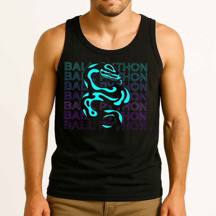 Ball Python Snake Retro Ball Python Tank Top