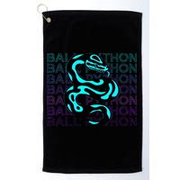 Ball Python Snake Retro Ball Python Golf Towel